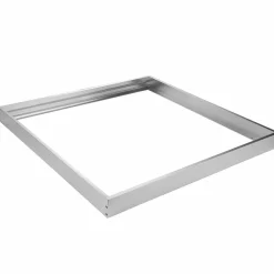 Aluminium Aufbaurahmen - Silber - 62x62cm - inkl. Befestigungsmaterialien - für LED-Panels