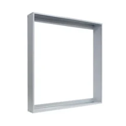 Aufbaurahmen 60x60cm - Aluminium Silber - für LED Panel - inkl. Befestigungsmaterial