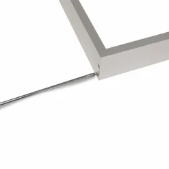 Aufbaurahmen 60x30cm - Aluminium Silber - für LED Panels - inkl. Befestigungsmaterial