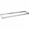 Aufputz Deckenrahmen - 120x30cm - Alu Silber | 55MM Geeignet für LED Seitenbeleuchtungs panelen