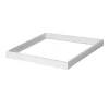Aufputz-Klickrahmen Weiss - für LED-Panels - 62x62 cm - 68mm hoch | Geeignet für Backlit- und Sidelit-Paneele