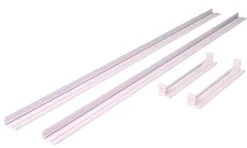Aufputz-Klickrahmen Weiß - 120x30 cm | 42MM Schraublose Befestigung Decken montage - Geeignet für LED panelen