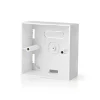 Aufputz Steckdose universal Weiß - geeignet für LED Unterputz Dimmer