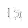 Bewegungssensor Außenbereich 160° - IP44 - PIR Infrarot Bewegungsmelder - 230V max. 1200W - schwarz