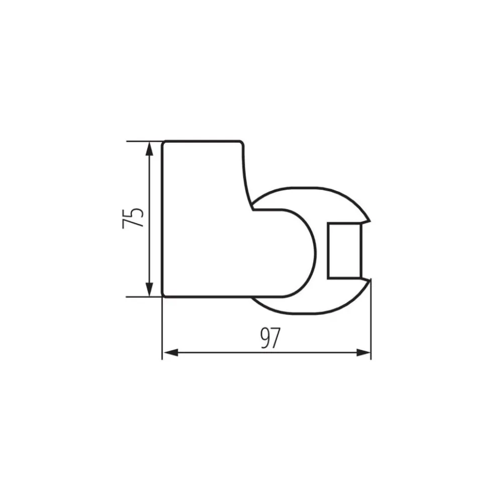 Bewegungssensor Außenbereich 160° - IP44 - PIR Infrarot Bewegungsmelder - 230V max. 1200W - schwarz