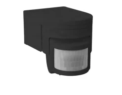 Bewegungssensor Außenbereich 160° - IP44 - PIR Infrarot Bewegungsmelder - 230V max. 1200W - schwarz