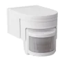 Bewegungssensor Außenbereich 160° - IP44 - PIR Infrarot Bewegungsmelder - 230V max. 1200W - weiß