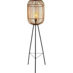 Bodenleuchte - Treccia - 3-füßig - Rattan Natur