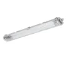 60cm LED Halterung IP65 + 2 Standard LED Leuchtstoffröhren 10W pro Röhre - 4000K 840 Neutralweiß - Komplettset