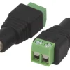DC Power Jack Verbinder Adapter weiblich mit Schraubklemmen, DC Größe: 2,1x5,5mm
