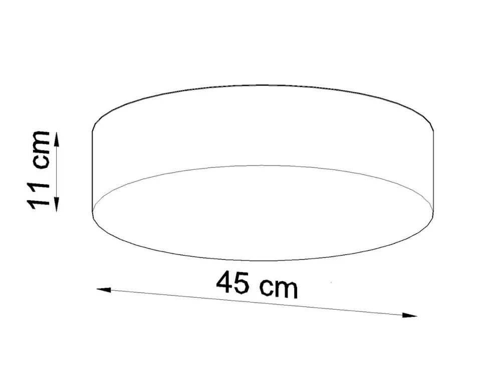 Deckenspot ARENA 45 Grau - 3x E27 Fassung - max. 3x60W - exkl. LED's
