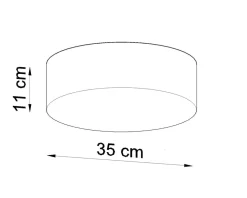 Deckenspot ARENA 35 Schwarz - 2x E27 Fassung - max. 2x60W - exkl. LED's