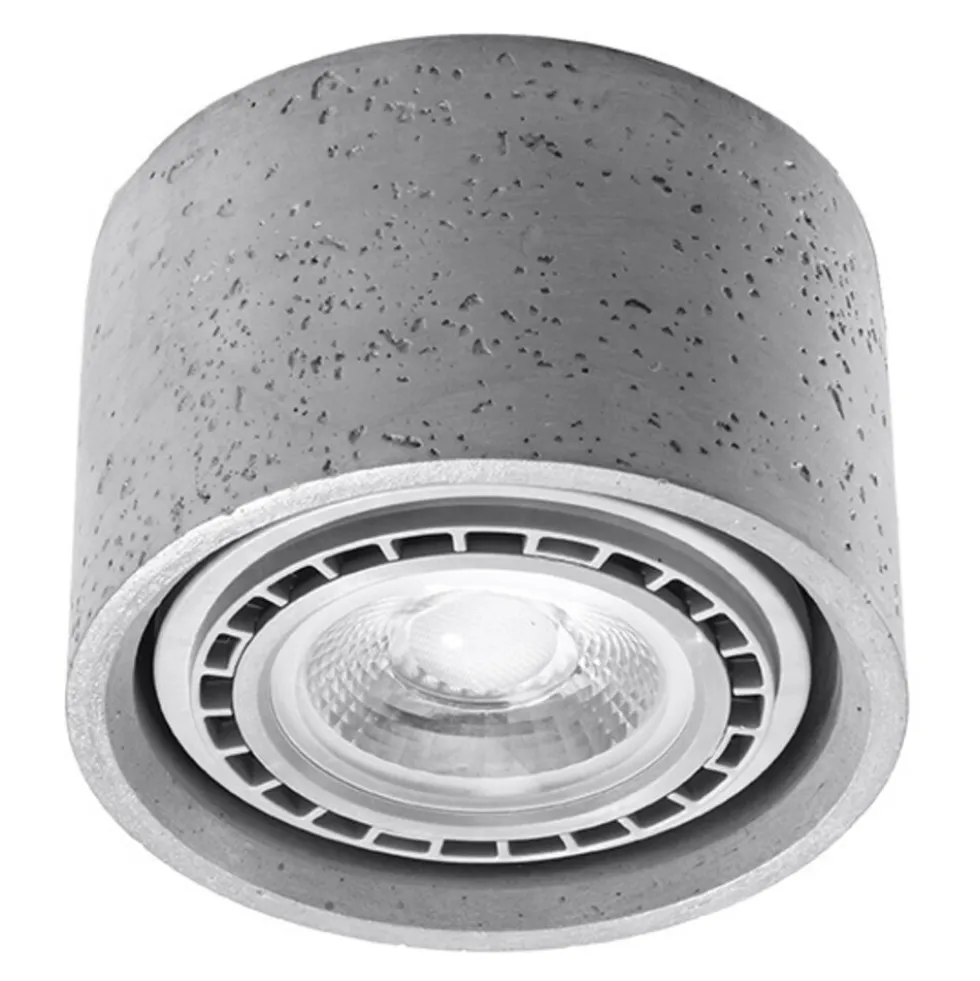 Deckenspot BASIC 1 Beton - 1x GU10 / ES111 - max. 40W - exkl. LED's