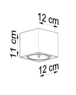 Deckenspot BLAKE Weiß - 1x GU10 / ES111 Fassung - max. 40W - exkl. LED's