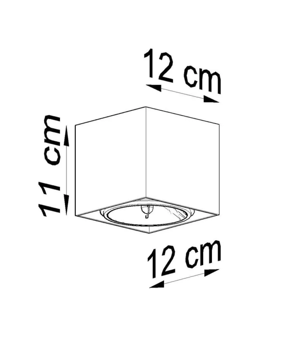 Deckenspot BLAKE Weiß - 1x GU10 / ES111 Fassung - max. 40W - exkl. LED's