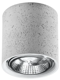 Deckenspot CULLO Beton - 1x GU10 Fassung - max. 40W - exkl. LED's