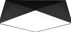 Deckenspot HEXA 45 Schwarz - 2x E27 Fassung - max. 2x60W - exkl. LED's