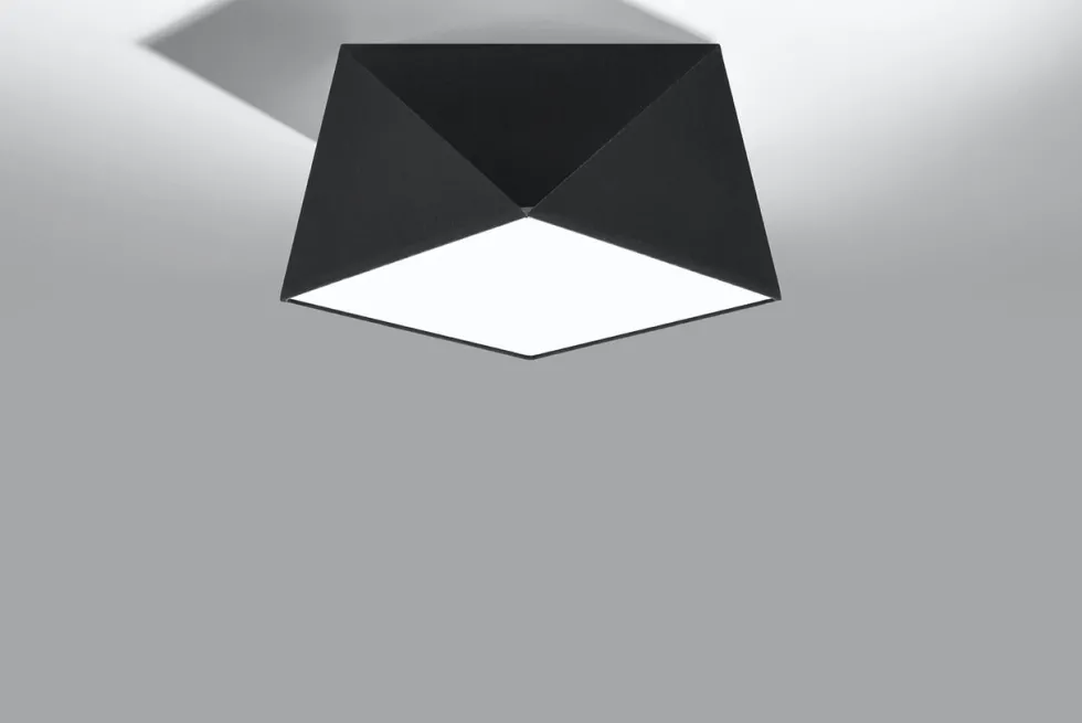 Deckenspot HEXA 25 Schwarz - 1x E27 Fassung - max. 60W - exkl. LED's