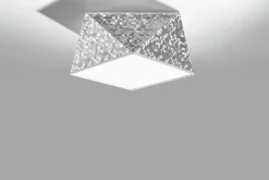 Deckenspot HEXA 25 Silber - 1x E27 Fassung - max. 60W - exkl. LED's