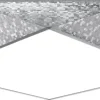 Deckenspot HEXA 45 Silber - 2x E27 Fassung - max. 2x60W - exkl. LED's