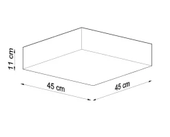 Deckenspot HORUS 45 Weiß - 3x E27 Fassung - max. 3x60W - exkl. LED's