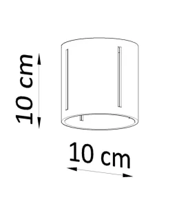 Deckenspot INEZ Weiß - 1x G9 Fassung - max. 40W - exkl. LED's
