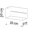 Deckenspot LOBO 2 Schwarz - 2x G9 Fassung - max. 2x40W - exkl. LED's