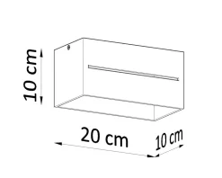 Deckenspot LOBO 2 Weiß - 2x G9 Fassung - max. 2x40W - exkl. LED's