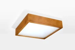 Deckenspot MADERA 385 Eiche - 3x E27 Fassung - max. 3x60W - exkl. LED's