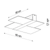 Deckenspot MASSIMO Chrom - 2x E27 Fassung - max. 2x60W - exkl. LED's