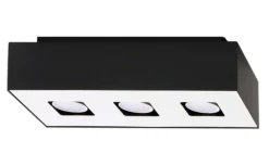 Deckenspot MONO 3 Schwarz - 3x GU10 Fassung - max. 3x40W - exkl. LED's