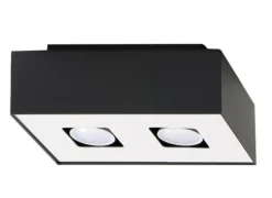 Deckenspot MONO 2 Schwarz - 2x GU10 Fassung - max. 2x40W - exkl. LED's