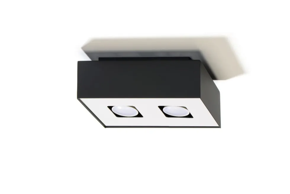 Deckenspot MONO 2 Schwarz - 2x GU10 Fassung - max. 2x40W - exkl. LED's