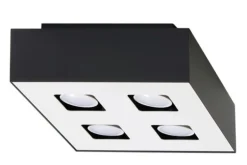 Deckenspot MONO 4 Schwarz - 4x GU10 Fassung - max. 4x40W - exkl. LED's