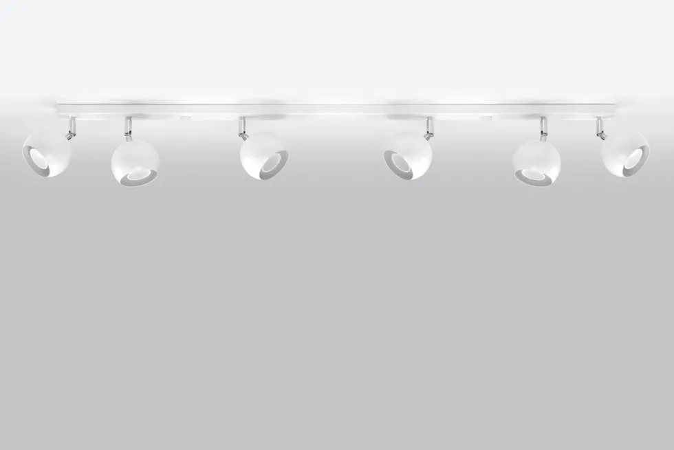 Deckenspot OCULARE 6L Weiß - 6x GU10 Fassung - max. 6x40W - exkl. LED's