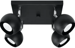 Deckenspot OCULARE 4 Schwarz - 4x GU10 Fassung - max. 4x40W - exkl. LED's