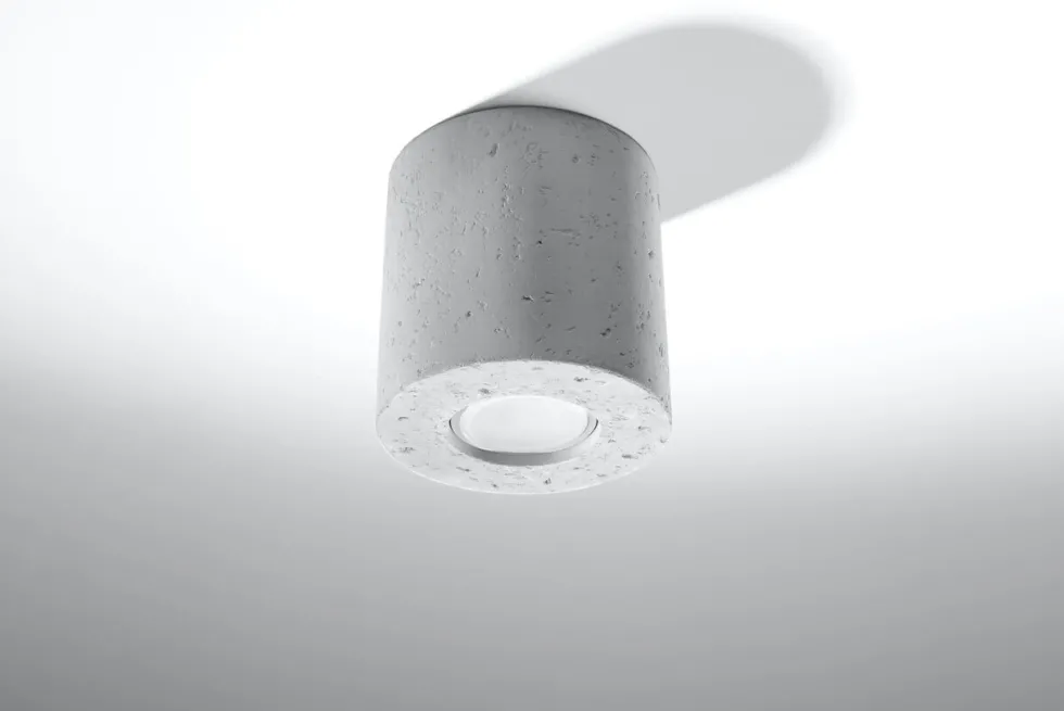 Deckenspot ORBIS Beton - 1x GU10 Fassung - max. 40W - exkl. LED's