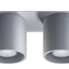 Deckenspot ORBIS 2 Grau - 2x GU10 Fassung - max. 2x40W - exkl. LED's