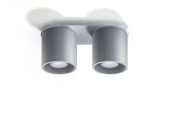 Deckenspot ORBIS 2 Grau - 2x GU10 Fassung - max. 2x40W - exkl. LED's