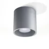 Deckenspot ORBIS 1 Grau - 1x GU10 Fassung - max. 40W - exkl. LED's