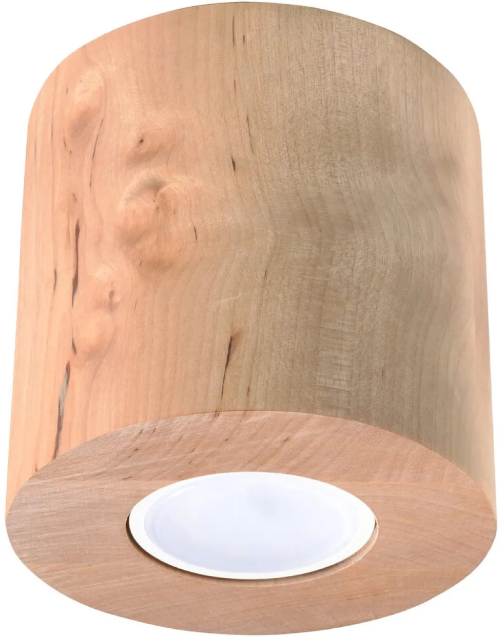 Deckenspot ORBIS Natur Holz - 1x GU10 Fassung - max. 40W - exkl. LED's