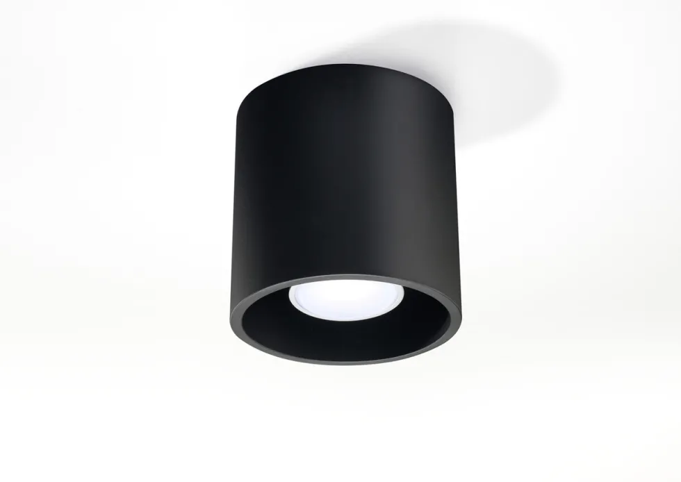 Deckenspot ORBIS 1 Schwarz - 1x GU10 Fassung - max. 40W - exkl. LED's