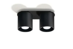 Deckenspot ORBIS 2 Schwarz - 2x GU10 Fassung - max. 2x40W - exkl. LED's