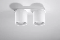Deckenspot ORBIS 2 Weiß - 2x GU10 Fassung - max. 2x40W - exkl. LED's