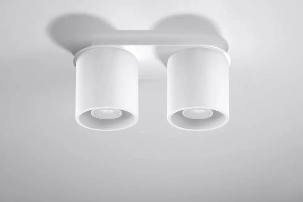 Deckenspot ORBIS 2 Weiß - 2x GU10 Fassung - max. 2x40W - exkl. LED's