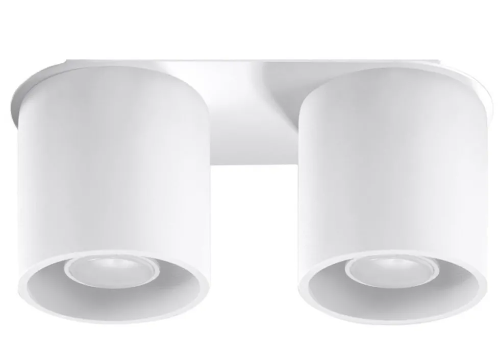 Deckenspot ORBIS 2 Weiß - 2x GU10 Fassung - max. 2x40W - exkl. LED's