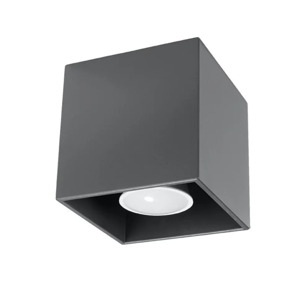 Deckenspot QUAD 1 Anthrazit - 1x GU10 Fassung - max. 40W - exkl. LED's