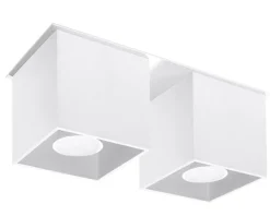 Deckenspot QUAD 2 Weiß - 2x GU10 Fassung - max. 2x40W - exkl. LED's