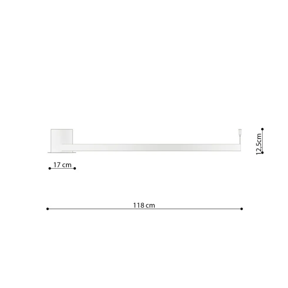 Deckenspot RIO 110 Schwarz - 70W - 7820Lm - 4000K Neutralweiß
