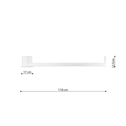 Deckenspot RIO 110 Schwarz - 70W - 7820Lm - 3000K Warmweiß